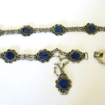 Lapis and Silver Necklace