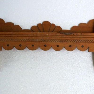 Custom Carved Shelf