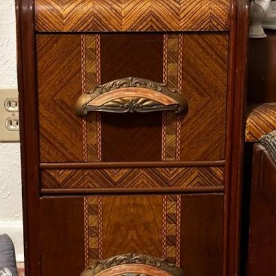 Close up of the drawers