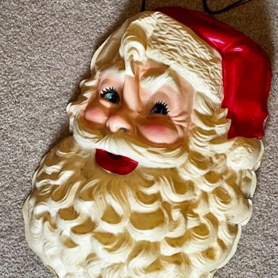 Vintage lighted Santa.