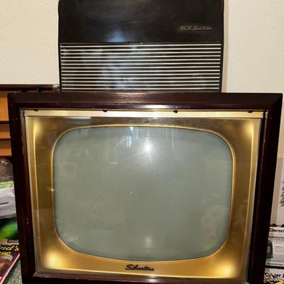 Vintage 50â€™s Silvertone tv