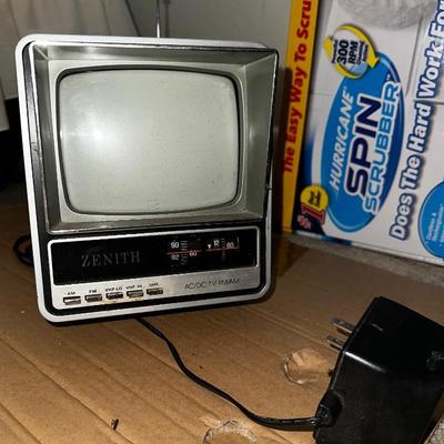 Vintage portable TV
