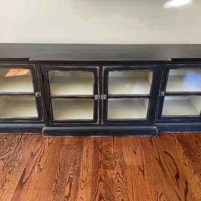 Ethan Allen Farragut Media Cabinet 80" W x 20" D x 28" H