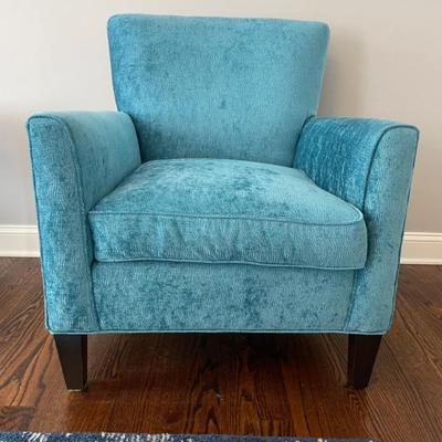 Ethan Allen Collin Side Chair with Custom Fabric (2 available) 31" W x 33" D x 37" H