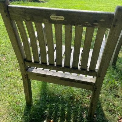 4 Tortuga Outdoor Teak Chairs available with Bistro Table (47" D x 30" H)