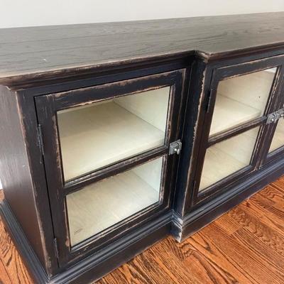 Ethan Allen Farragut Media Cabinet 80" W x 20" D x 28" H