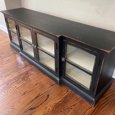 Ethan Allen Farragut Media Cabinet 80" W x 20" D x 28" H