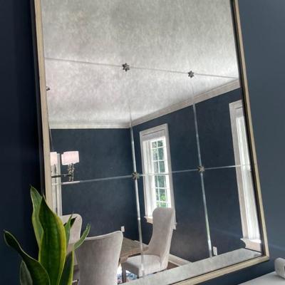 Ethan Allen Rosette  Mirror 49" H x 38" W