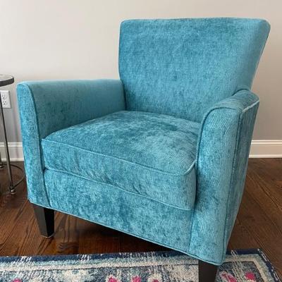 Ethan Allen Collin Side Chair with Custom Fabric (2 available) 31" W x 33" D x 37" H