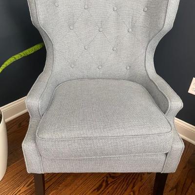 Madison Park Button Tufted Wing Back Chair 28" W x 28" D x 38"
