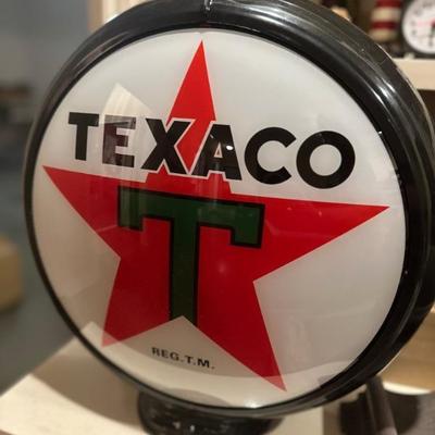 Texaco Gas Pump globe 