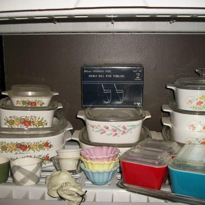 Vintage Corning Ware and Pyrex