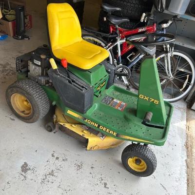 John Deere gx75 rider doesn't start believe needs new battery 