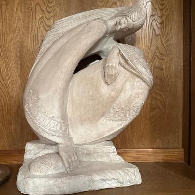 1987 Austin production sculpture by artist Pamela Pierce.  ACOMA     37 lbs