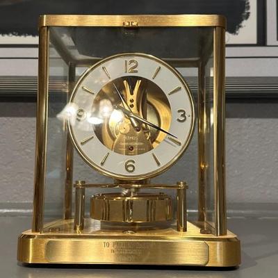 Jaeger Lecoulter atoms mantel clock 