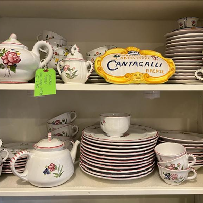 Cantagalli Firenze Italian Pottery - $350 for Set