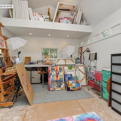 Artist Studio: Art book Collection, Furniture, Misc Tools and Supplies