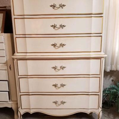 Country French chest on chest