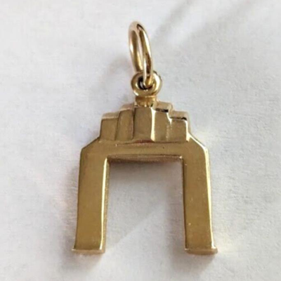D-Day memorial 14K charm Overlord Arch