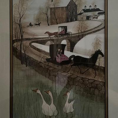 P Buckley Moss Amish print