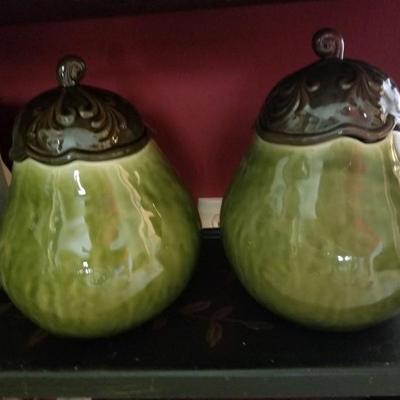 Grasslands Road Cucina collection eggplant canisters