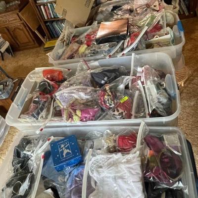 These are all American Doll clothes.  we have most of the boxes