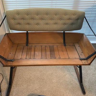 Vintage Handmade Sleigh Bench ( there ate 2of these)