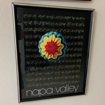 Framed Napa Valley Poster