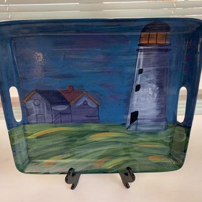 SARA Hand Painted  in Italy Tray