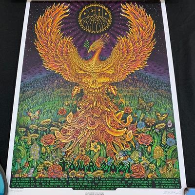Dead& Company Tour 2021 Special Limited Edition Silkscreen Signed and Numbered 13745/22050