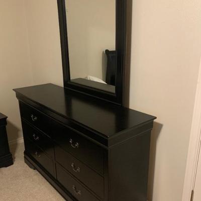 Dresser with Mirror by Coaster Fine Furniture