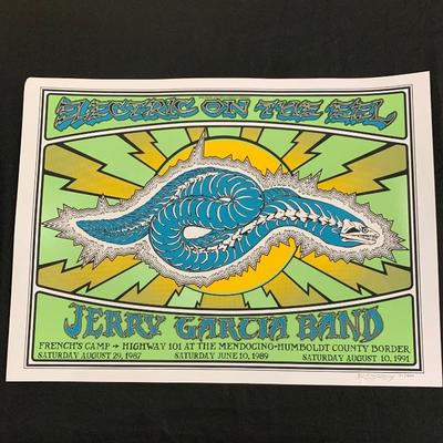 Electric On The Eel Jerry Garcia Band Signed and Numbered. 111/500