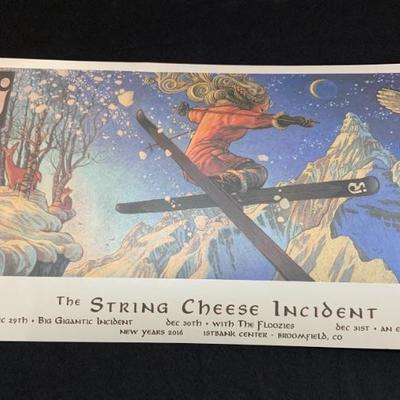 The String Cheese Incident Poster New Years 2016, Broomfield ,Colorado