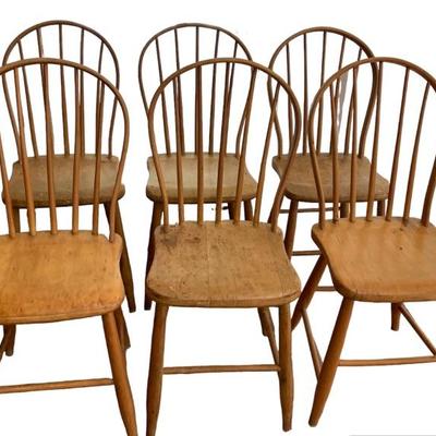 Vintage Spindle Back Chairs
