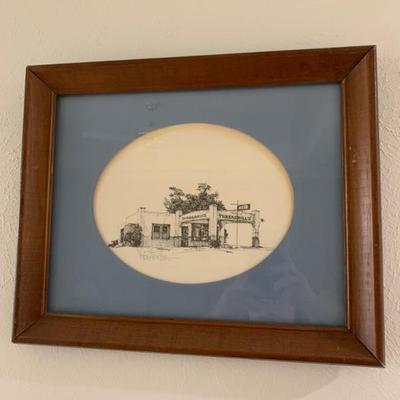 Signed Victor Armstrong. Treadmills Restaurant. Austin