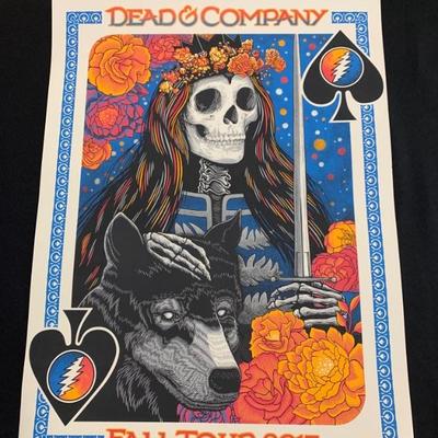 Dead & Company Fall Tour 2017 Signed and Numbered. 2373/6800