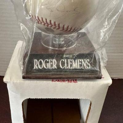 Roger Clemens signed ball