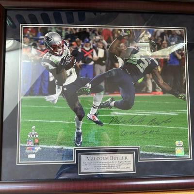 Malcolm Butler signed pic