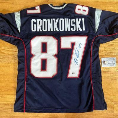 Gronk signed jersey
