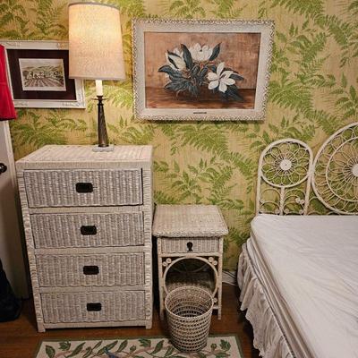 Vintage Bamboo Rattan Wicker Furniture.