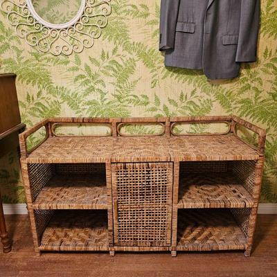 Vintage Bamboo Rattan Wicker Furniture.