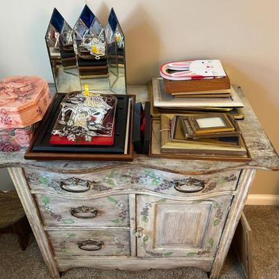 Craft Display and Distressed Storage