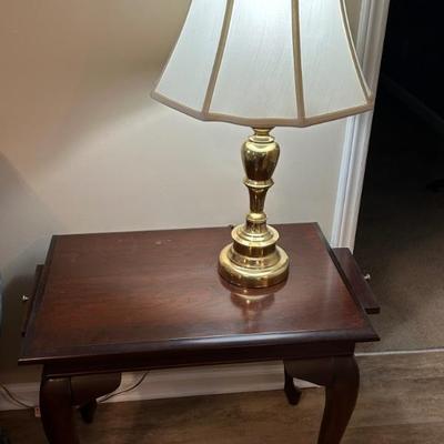 End Table and Lamp