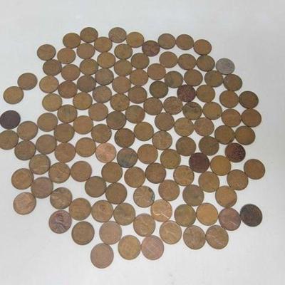 #1504 â€¢ Over 50 Memorial Pennies and Wheat Pennies
