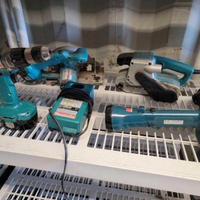 #4042 â€¢ Assorted Makita Power Tools and Charger
