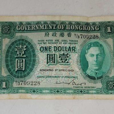 #1704 â€¢ Foreign Currency Hong Kong Dollar Banknote
