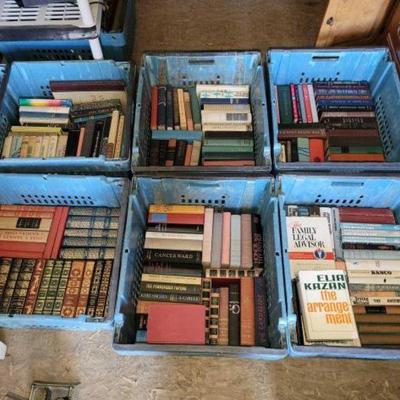 #9016 â€¢ (6) Totes of Books
