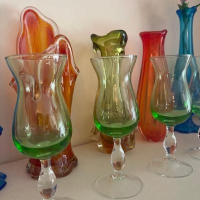 Retro glassware 