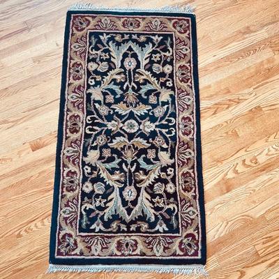 Lot #36 - Traditional Persian Hand Tufted Wool Runner-Area Rug - 30 x 55