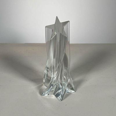 Steuben Glass Shooting Star | Single shooting star marked Steuben. - l. 3.5 x w. 3.5 x h. 7 in
